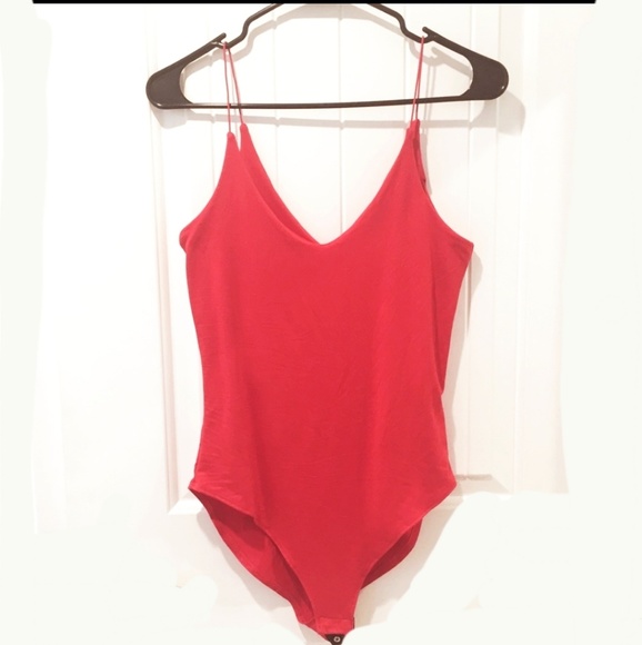 Tops - 2/$40 Ultra Soft Red Bodysuit
